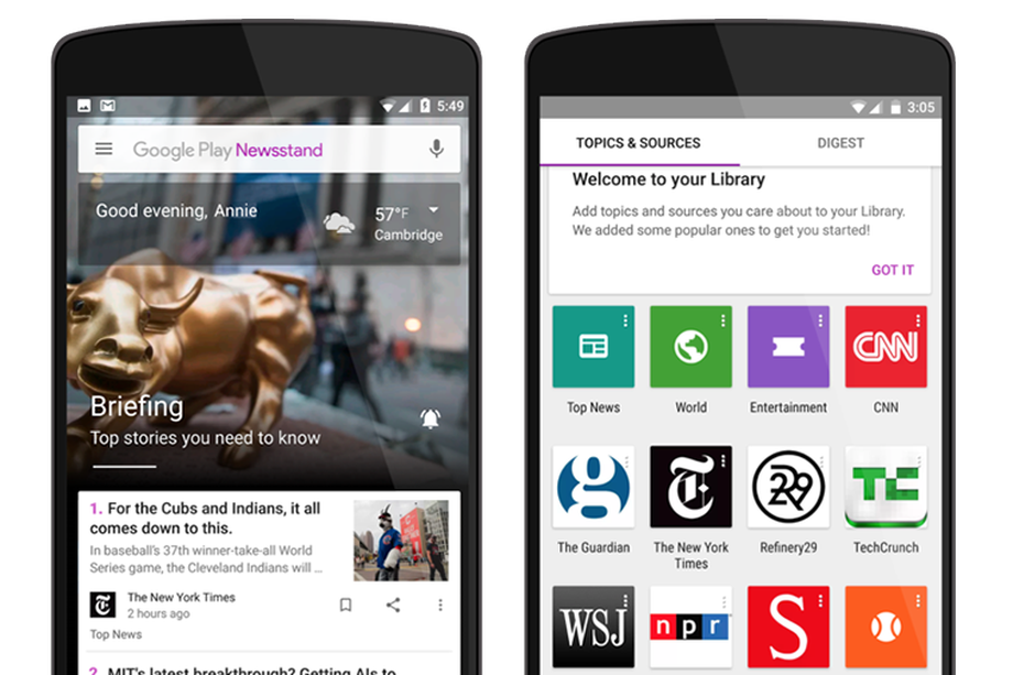 Google Play NewsStand