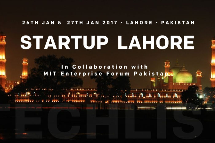 Startup Lahore to Be Held on the 26th & 27th January 2017