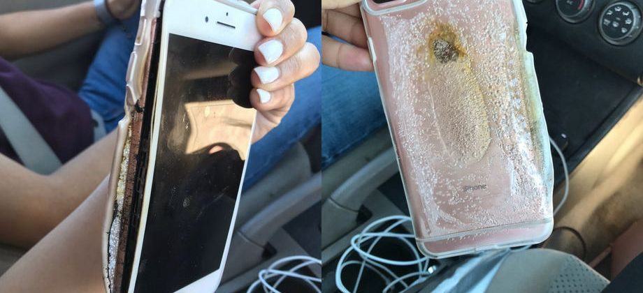 exploding iPhone 7