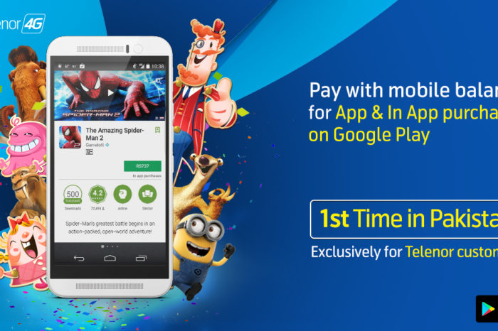 Telenor customers can pay with mobile balance for their purchases on Google Play store