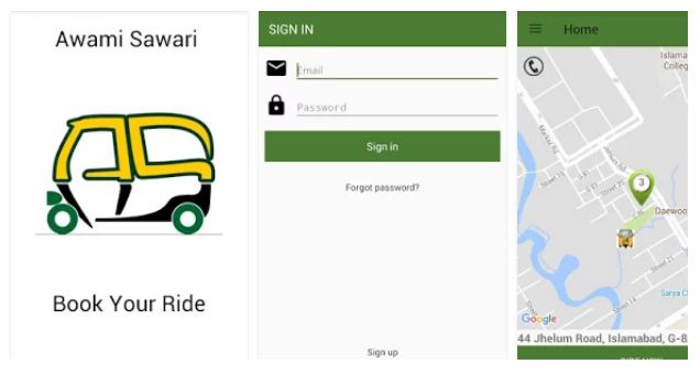 Rickshaw App Awami Sawari