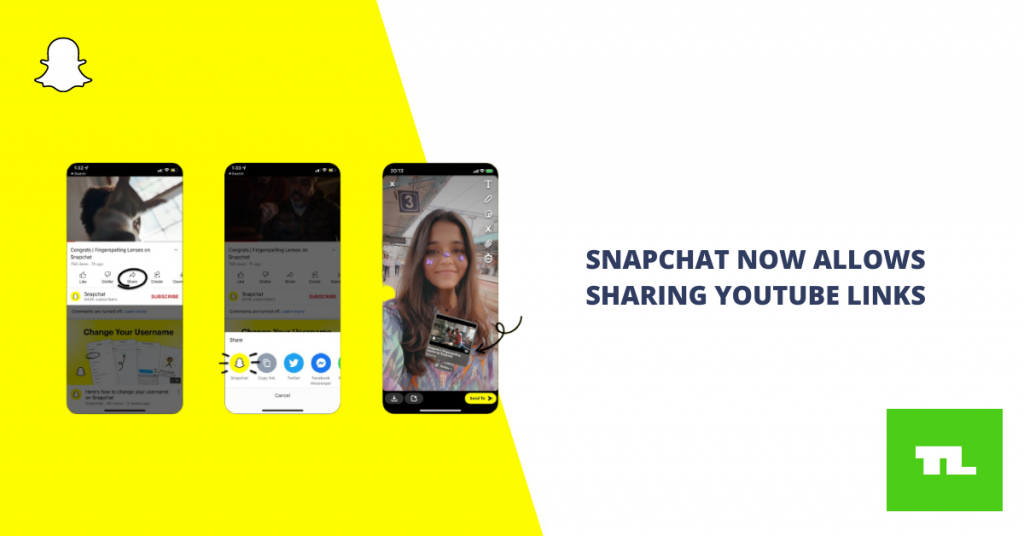 Snapchat  Now Allows Direct Sharing of YouTube Videos