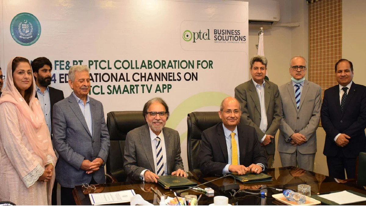 Ministry of Federal Education and  PTCL Collaborated to Run 4 Educational Channels on PTCL Smart TV App