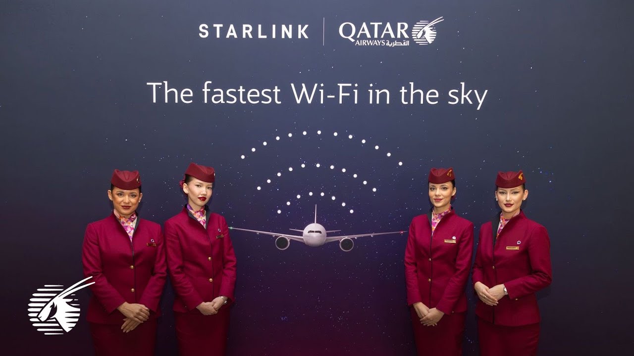 Qatar Airways Launches Free High-Speed Wi-Fi with Starlink Partnership