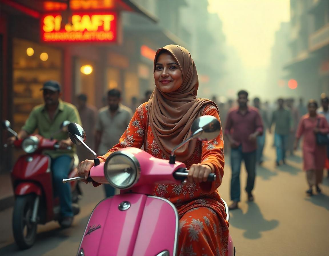 karachi-women-scooter