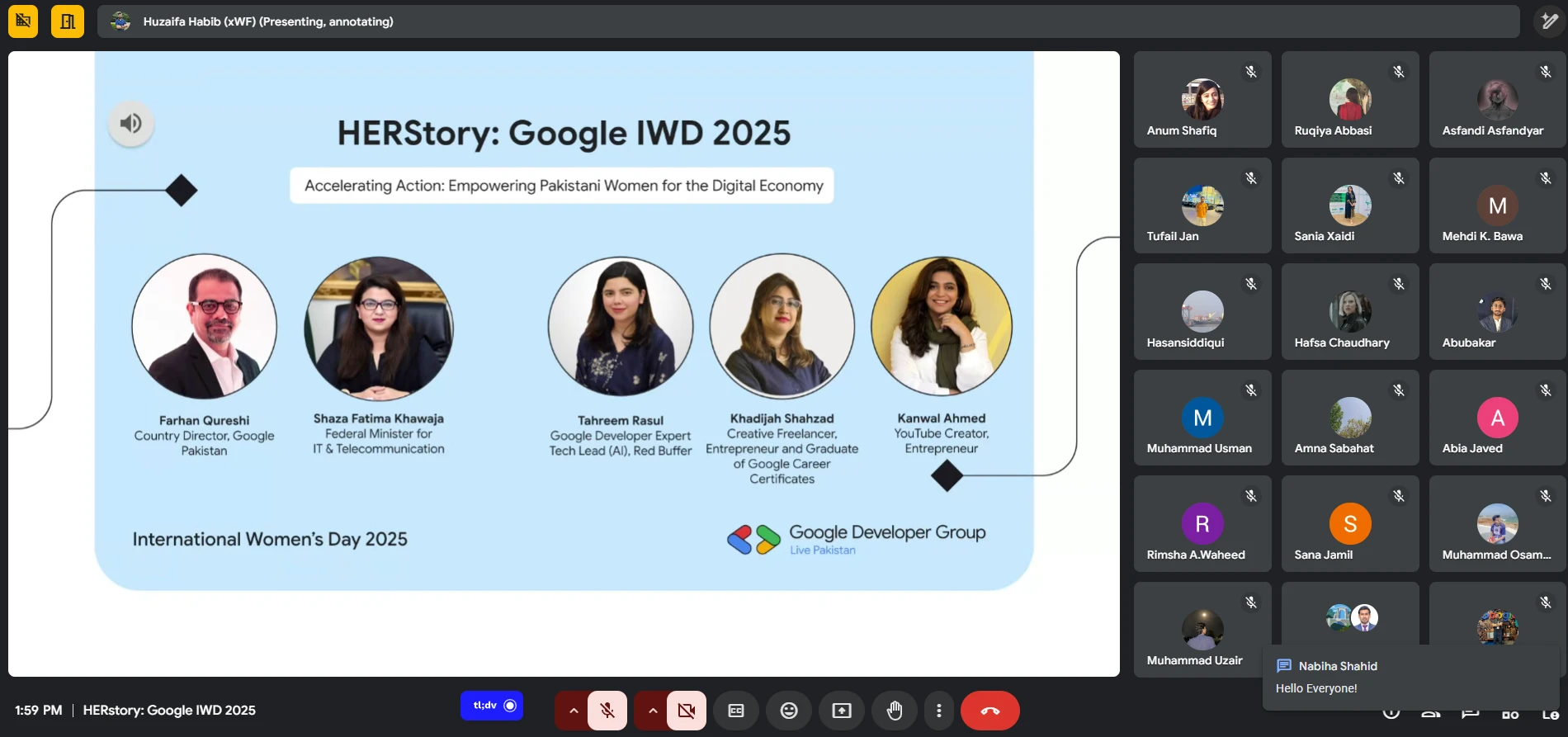 Google & Govt Join Forces to Empower Women in Tech at GDG Live Pakistan’s IWD 2025 Webinar